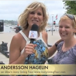 Karin Andersson Hagelin & Lilou in Stockholm on the tour!